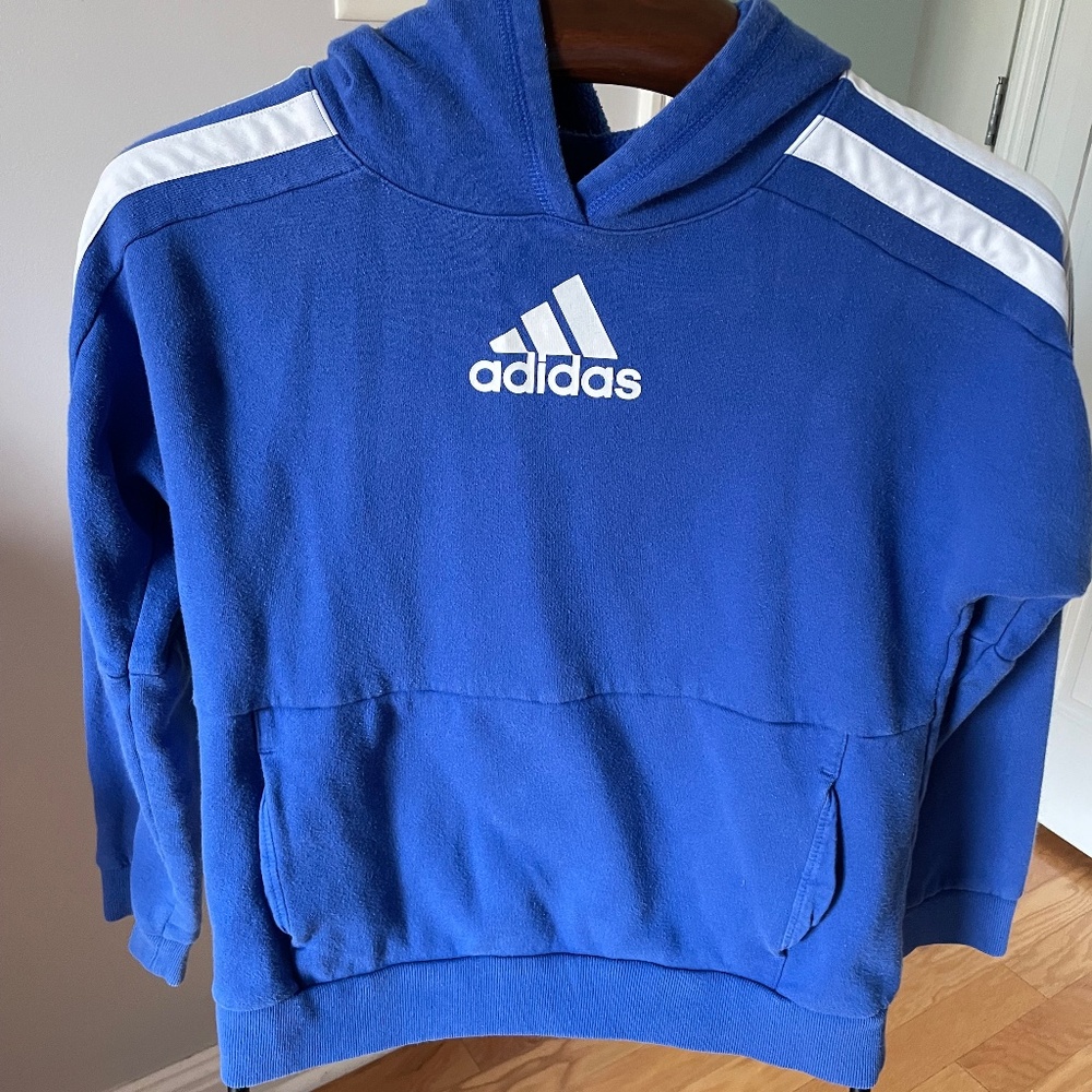 Adidas blue hoodie